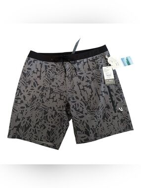 Vuori Infinity Boardshorts Shiitake Reverie  Grey Size 34